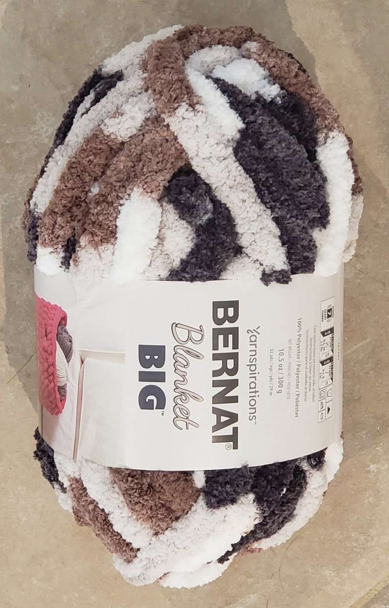 Jumbo Chunky Blanket Yarn Bernat Blanket BIG yarn JUMBO Arm Etsy