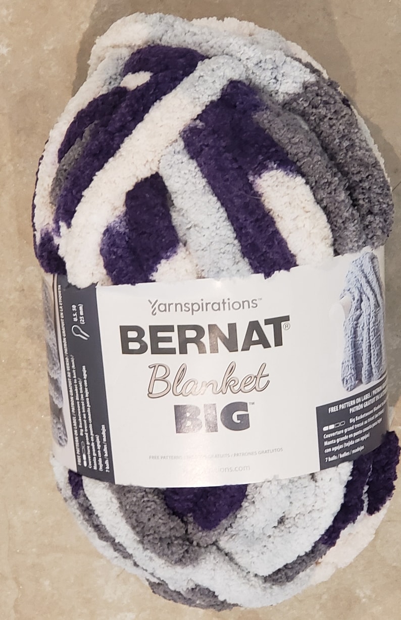 Jumbo Chunky Blanket Yarn Bernat Blanket BIG yarn JUMBO Arm Etsy