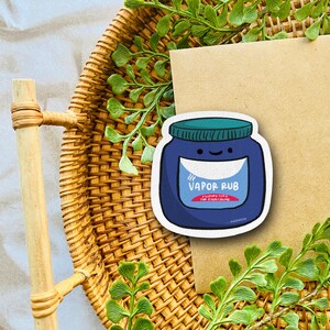 Vapor Rub Sticker | Water Resistant, Durable