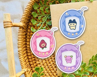 Tamagotchi friends Sticker | Water Resistant, Durable