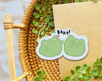 Baka Frog Sticker | Water Resistant, Durable