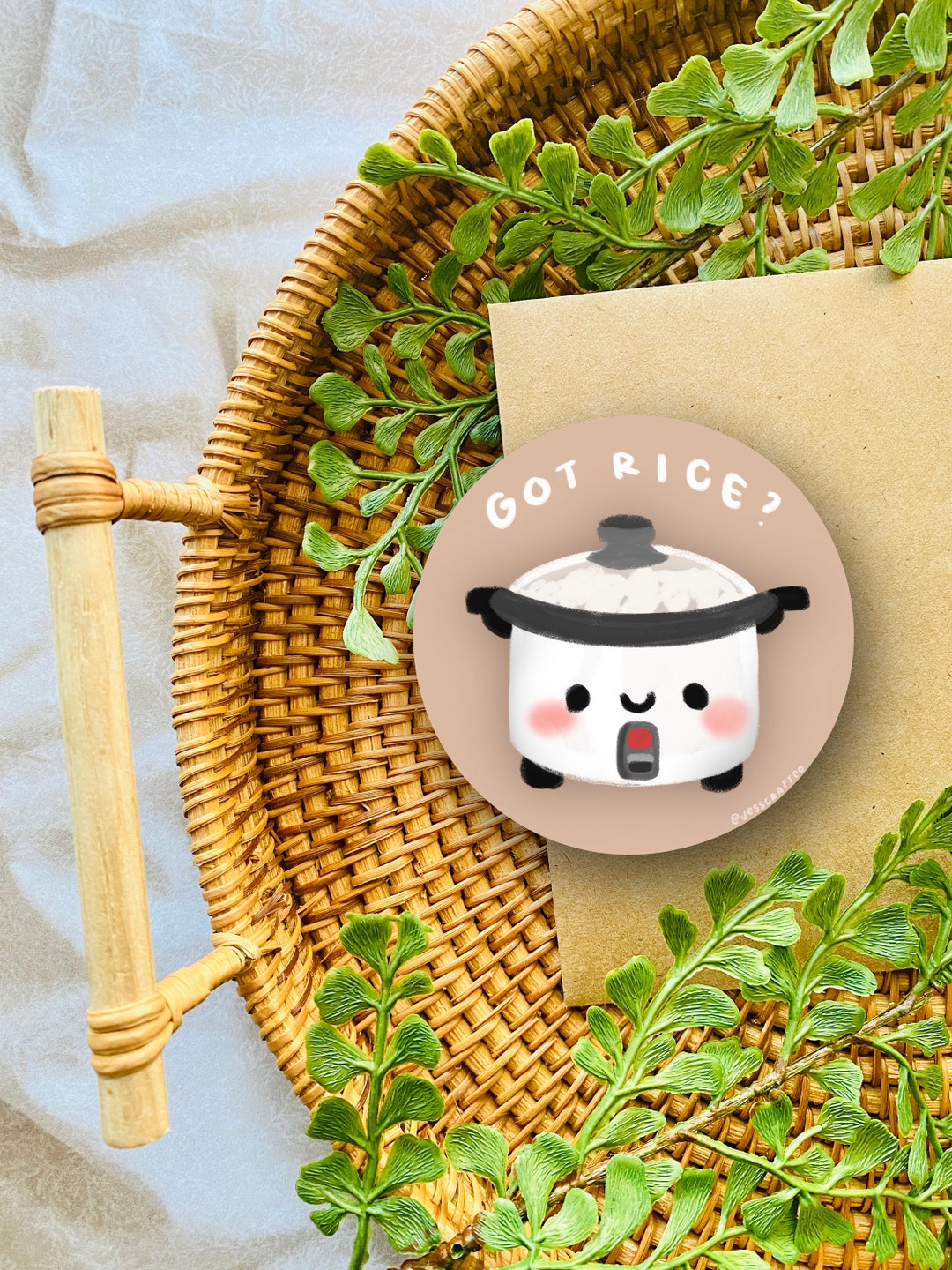 Got Rice Banner Got Rice Sticker | Water Resistant, Durable - Etsy