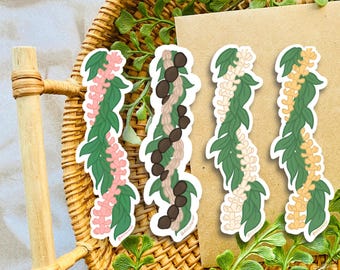 Maile Lei Sticker | Water Resistant, Durable