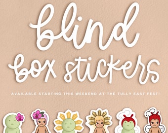 Blind Sticker Cuties | water resistant