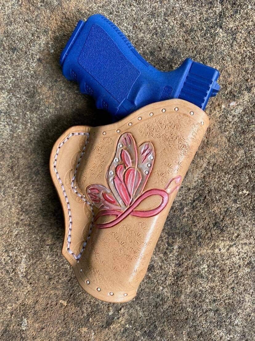 Women Leather Holster Glock 19 / 23 / 32 Etsy