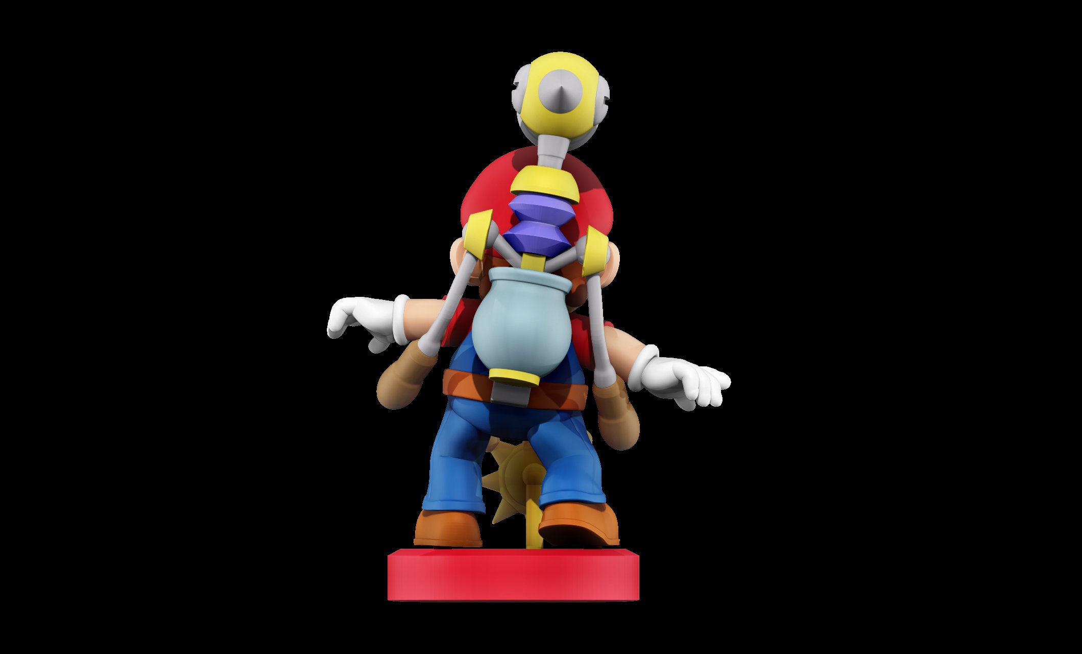 マリオサンシャイン STL 3D プリントファイル - Etsy 日本