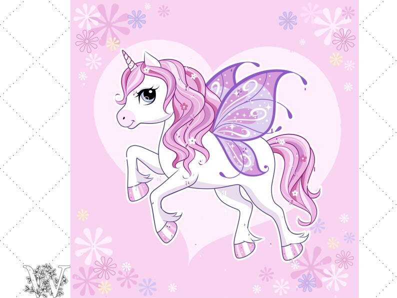 Einhorn Svg PNG Einhorn Clipart Dateien Einhorn Bundle Set ...