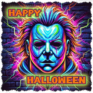 Horror PNG, Horror Movie, Halloween, Digital Download, PNG, Sublimation Design, Digital Art, T-Shirt Design, Wall Art, DTF Images, Michael