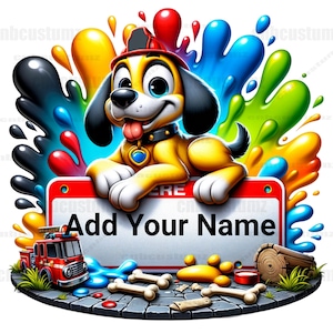 Digital Download, PNG, Kids, Boy, Girl, 3D, Sublimation Design, Digital Art, T-Shirt Design,  Wall Art, Customizable, Plaque, Kids Name