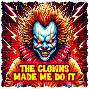 Horror PNG, Horror Movie, Halloween, Digital Download, PNG, Sublimation Design, Digital Art, T-Shirt Design, Wall Art, DTF Images, Clown