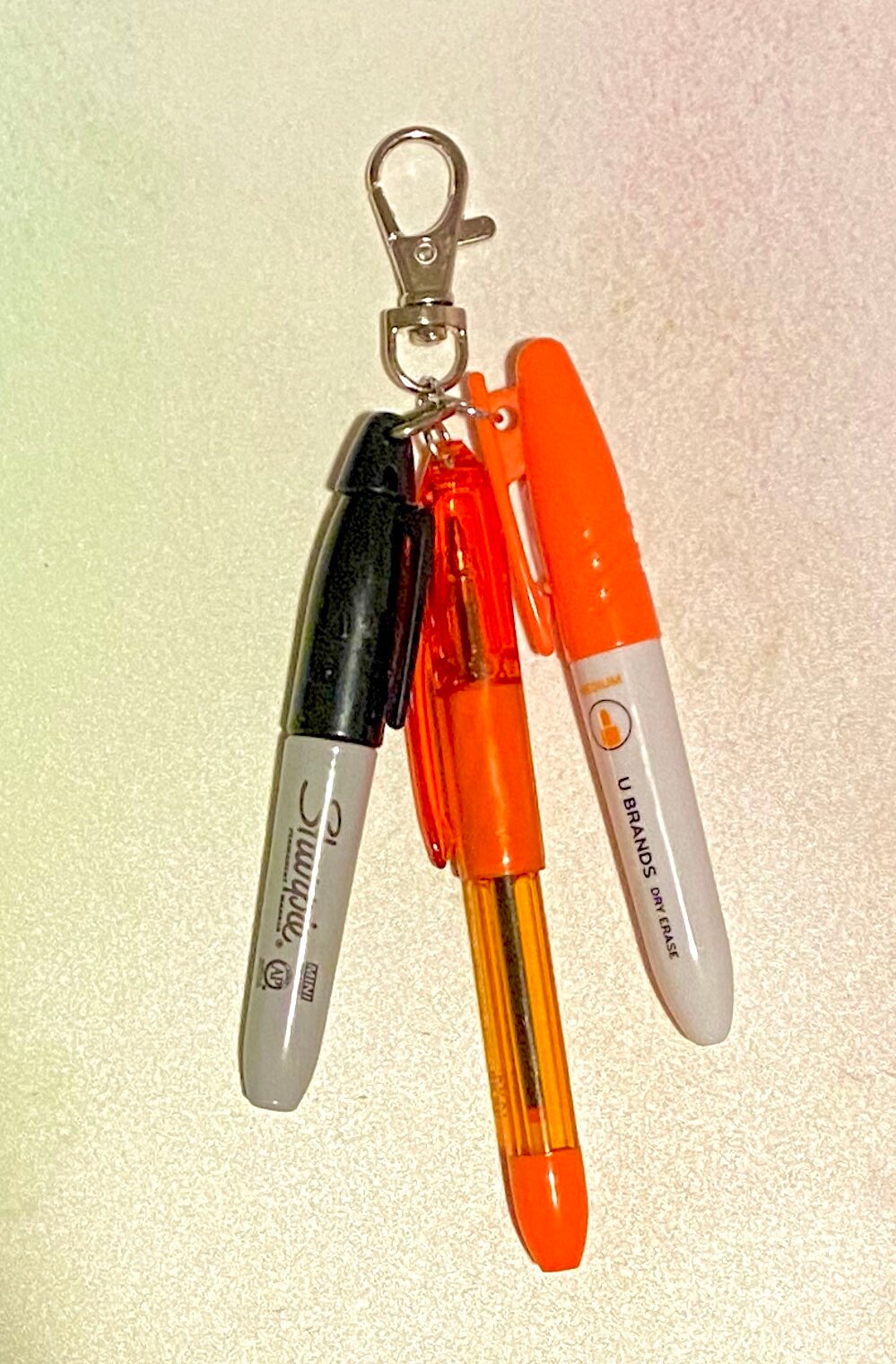 Mini Dry Erase Marker Ballpoint Pen Sharpie ID Badge Clip Set Etsy