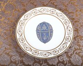Faberge Imperial Easter Egg Charger Plate - 24K Gold Trim - Certificate - Original Box - Collector Very Rare Porcelain Limoges France
