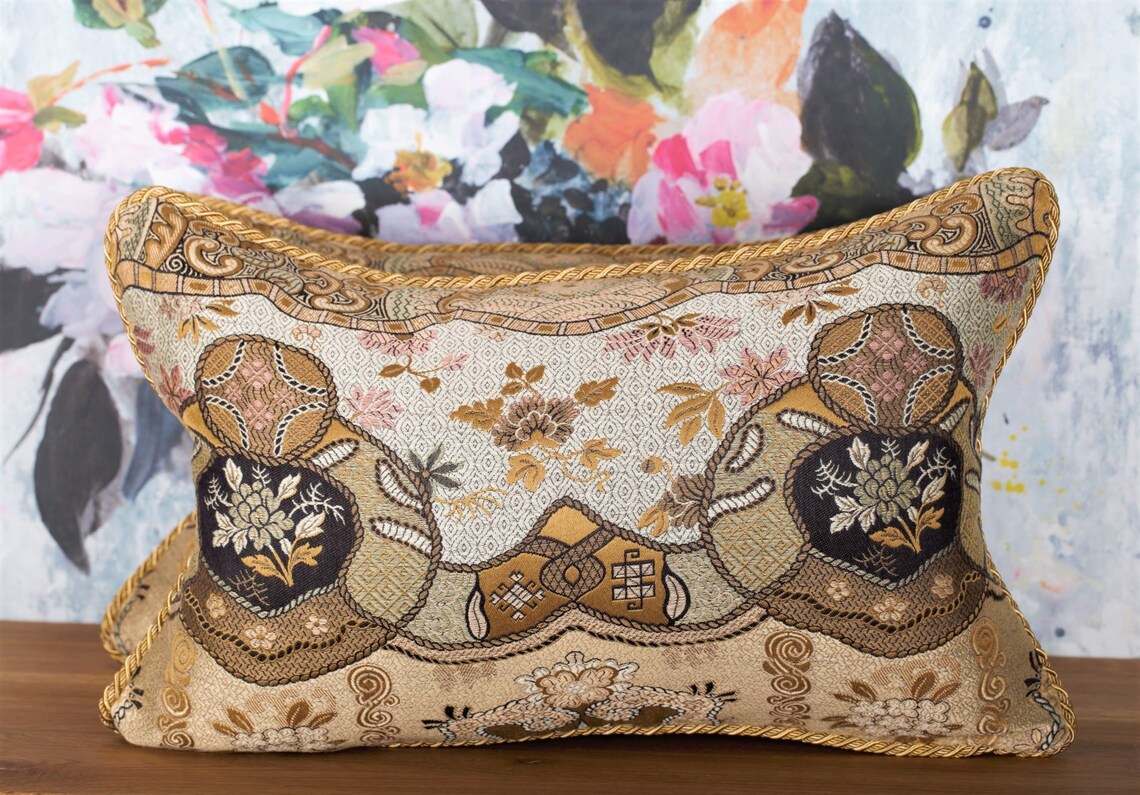 16x24 Clarence House Dragon Empress Celadon Fabric Etsy