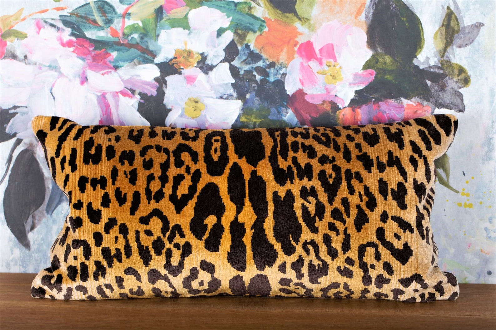 Luxury French Animal Print Velvet Pillow Nobilis Paris Etsy