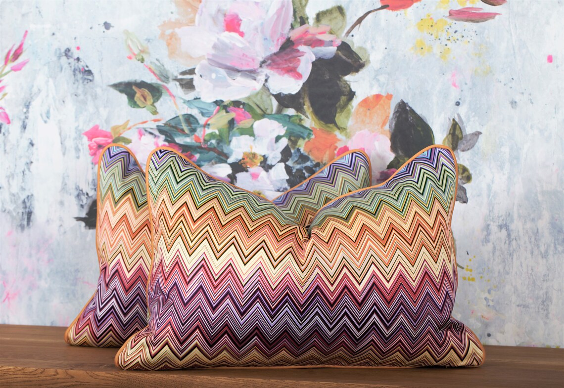 Missoni pillow Luxury Missoni Home Jarris pillow iconic Etsy