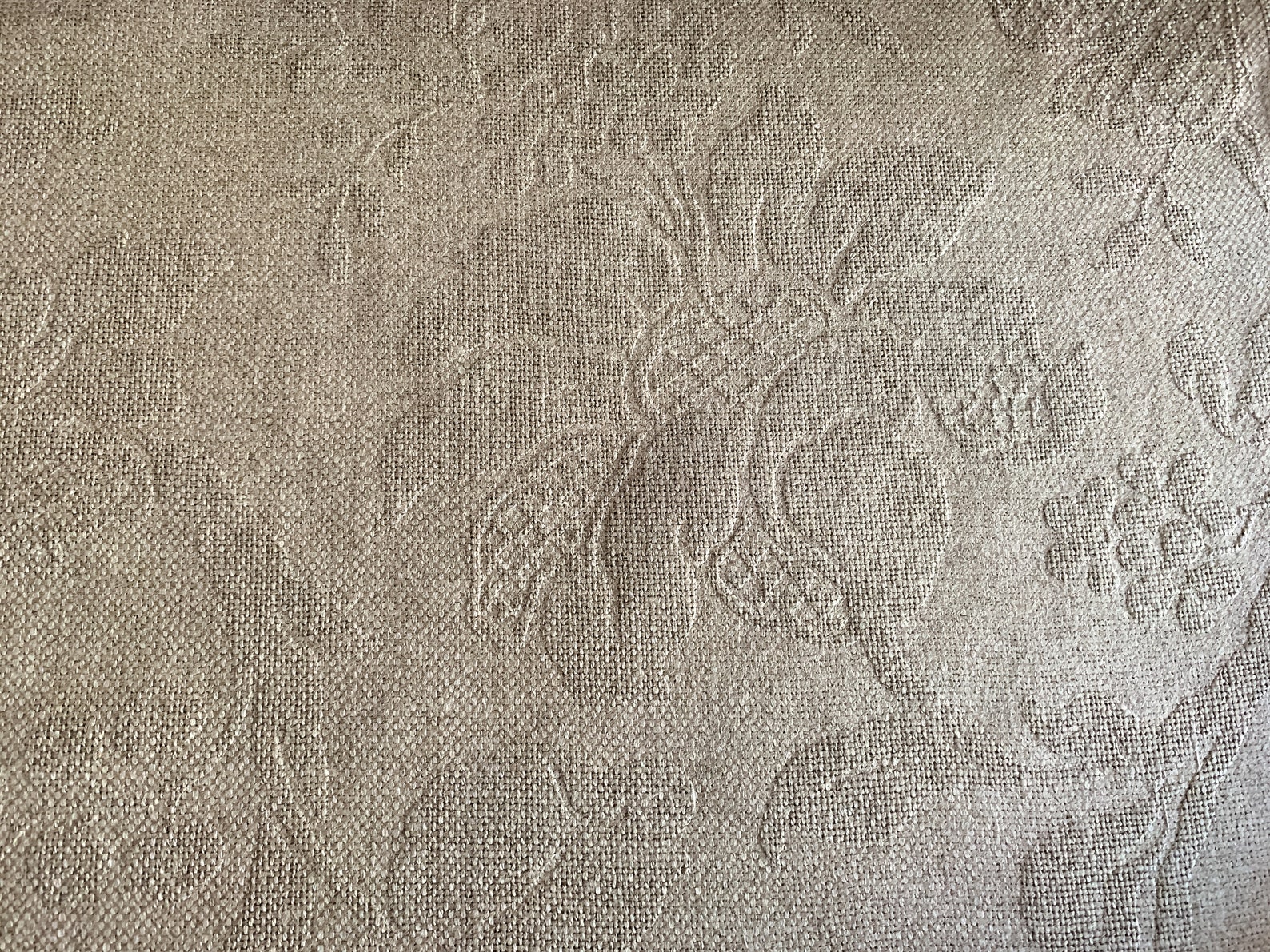 12 or 24 Yards Ralph Lauren Frances Embossed Linen Damask Etsy