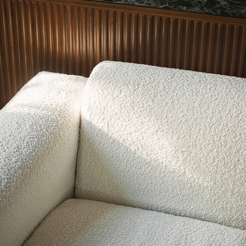 Wool Bouclé Upholstery Fabric Dedar Karakorum Ivory Fabric Etsy Canada