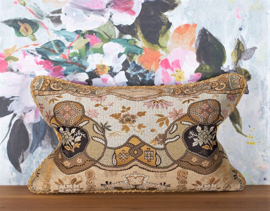 16x24 Clarence House Dragon Empress Celadon Fabric Etsy