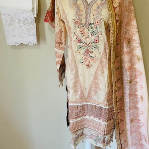 Anaya viva new Eid collection embroidered lawn suit