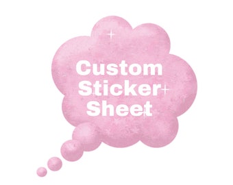 Pegatinas personalizadas- 1 página de pegatinas