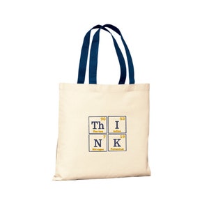 In the Lab Bag Reversible Canvas Tote Chemistry Gift 