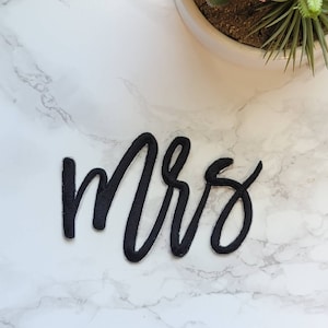 Custom embroidered Name Iron on Patch Script font Personalized | Wedding Bridal Jacket Veil Keepsake Bag Shirt Blanket | embroidery iron on