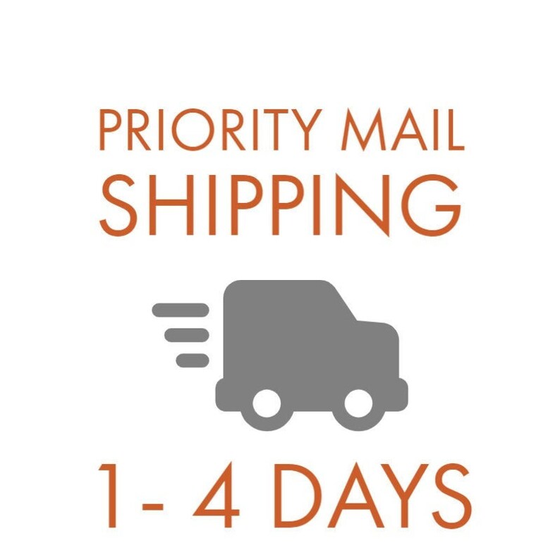 Rush Delivery USPS Priority Mail Shipping Service 14 Days Etsy