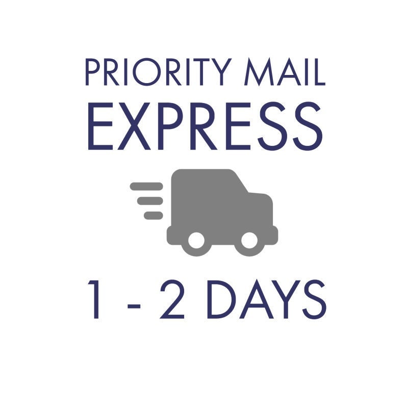 Rush Delivery USPS Priority Mail EXPRESS Shipping Service Etsy