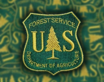 US forest service department of agriculture embroidery patch