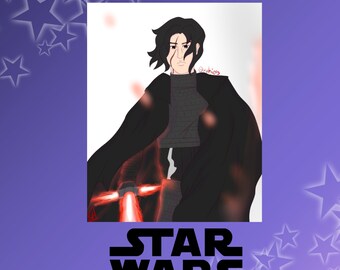 Star Wars Kylo Ren print