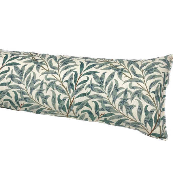 Draught Excluder - William Morris 'Willow Bough’, Various size options - Filled - Stunning Vintage Design - Several Colour-ways, Made in UK