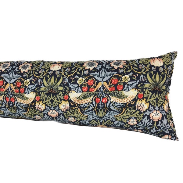 Draught Excluder - William Morris_ Strawberry Thief_ Various size options - Filled - Stunning Vintage Design - Made in UK