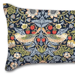 Draught Excluder - William Morris_ Strawberry Thief_ Various size options - Filled - Stunning Vintage Design - Made in UK