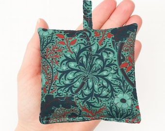 Lavender Bag – William Morris Seaweed- Aqua, Drawer and Wardrobe Freshener, Relaxation and Thank You Gift, Handmade UK