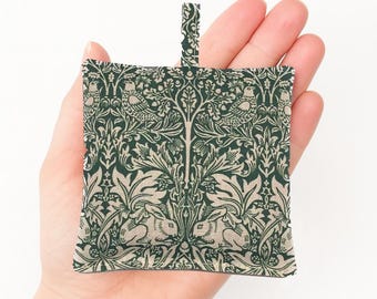 Lavender Bag – William Morris Brother Rabbit - Green, Drawer and Wardrobe Freshener, Relaxation and Thank You Gift, Handmade UK