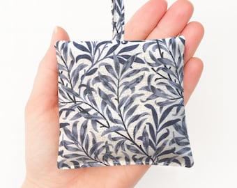 Lavender Bag – William Morris Willow Bough - Victorian Blue, Drawer and Wardrobe Freshener, Relaxation and Thank You Gift, Handmade UK