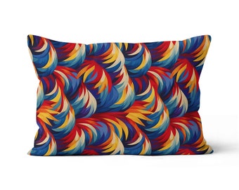 Housse de coussin « Phoenix Feather Cotton » - Coussin décoratif lombaire rectangulaire par ReddAndGoud