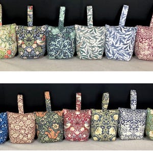 Handcrafted Heavy Door Stopper with Pebbles – Made-to-Order – William Morris Designs: Pimpernel, Strawberry Thief, Willow Bough, and more