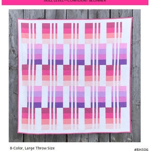 Matrikin Quilt Pattern Digital PDF; Crib, Lap, Throw, Twin, Queen, King Sizes