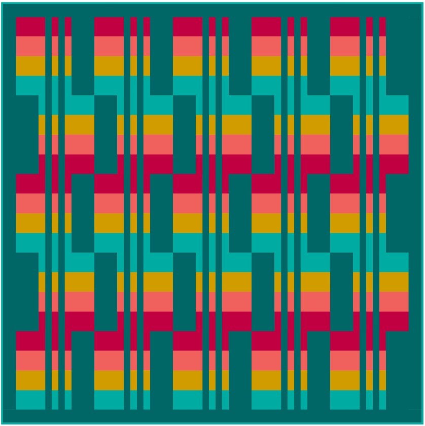 Matrikin Quilt Pattern Digital PDF Crib, Lap, Throw, Twin, Queen, King ...