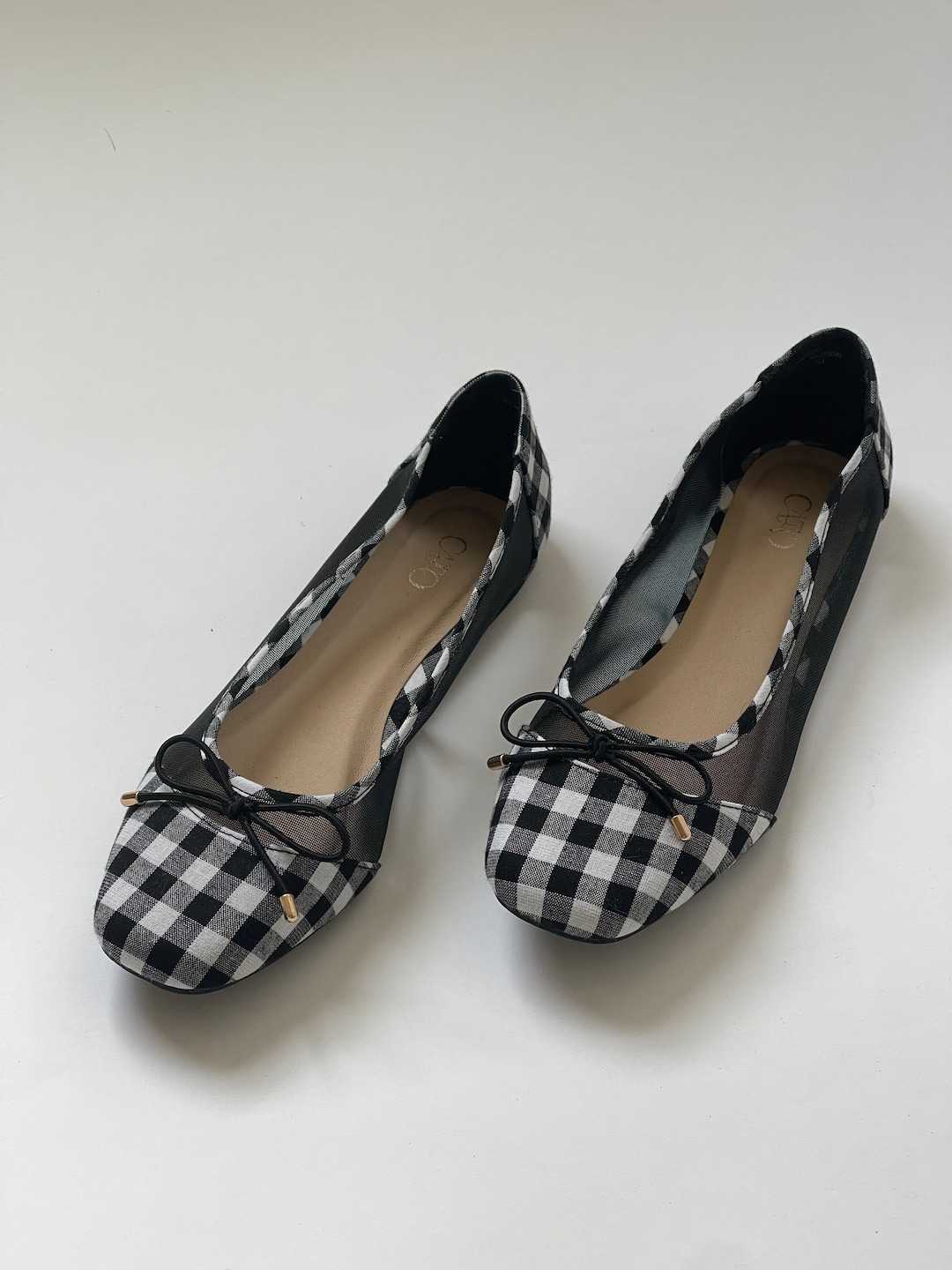 Black and White Ballet Flats Fall Fashion Shoes Etsy