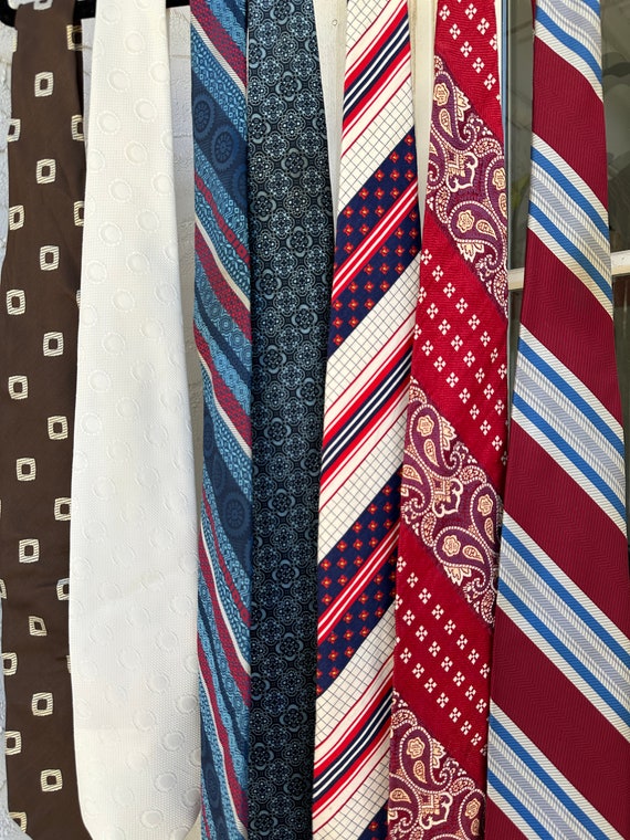 60s, 70s vintage, ties, lot - image 2