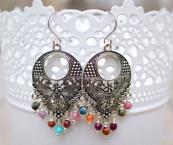 Artisan Dangle Chandelier Earrings Women\u2019s Chandelier Earrings EAR005