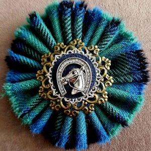 Keith Ancient 16 oz Wool Tartan brooch from Scotland.
