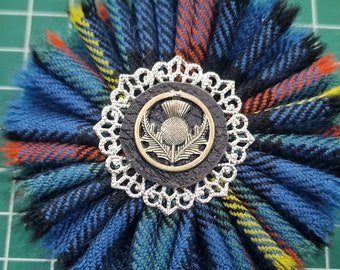 Scottish Tartan brooch