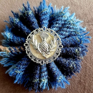 Scottish Tartan brooch