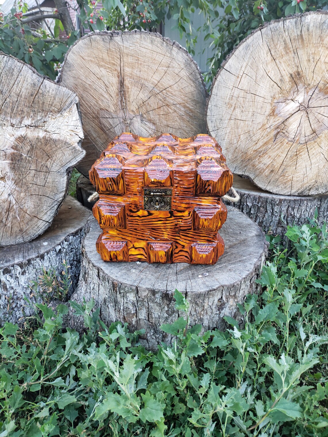 Piratentruhe aus Holz Große Schatztruhe rustikale Kommode | Etsy