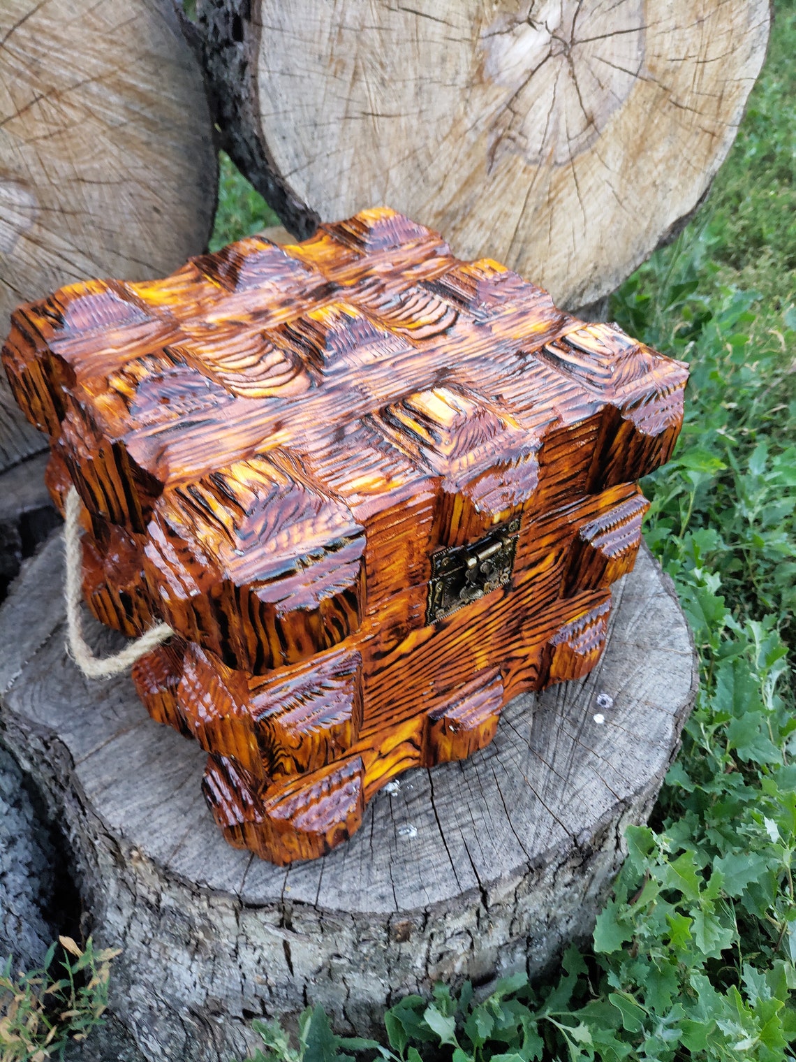 Wooden Pirate Chest Large Treasure Chest Rustic Chest with Etsy