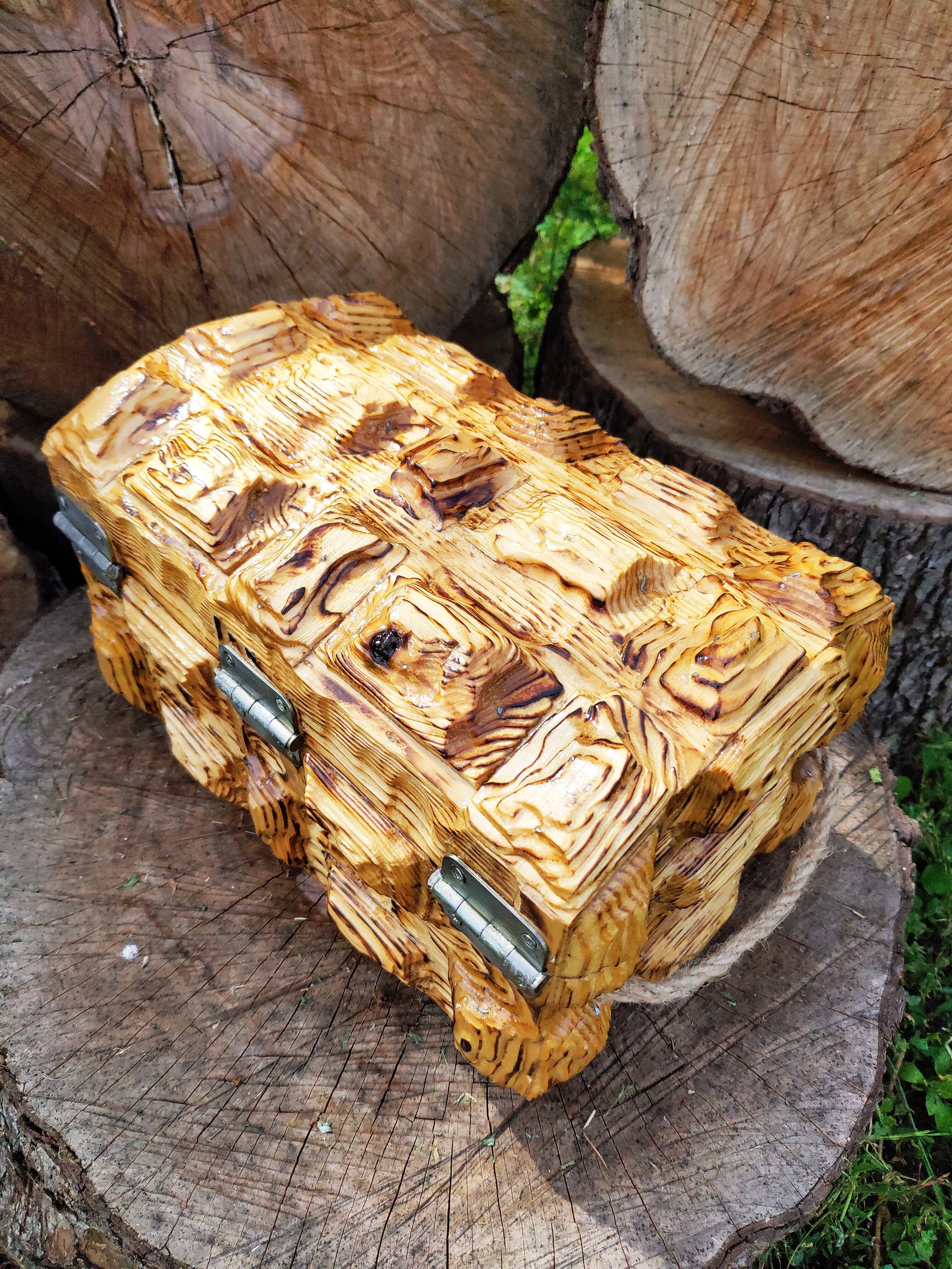 Cofre pirata de madera cofre de tesoro grande cofre rústico | Etsy