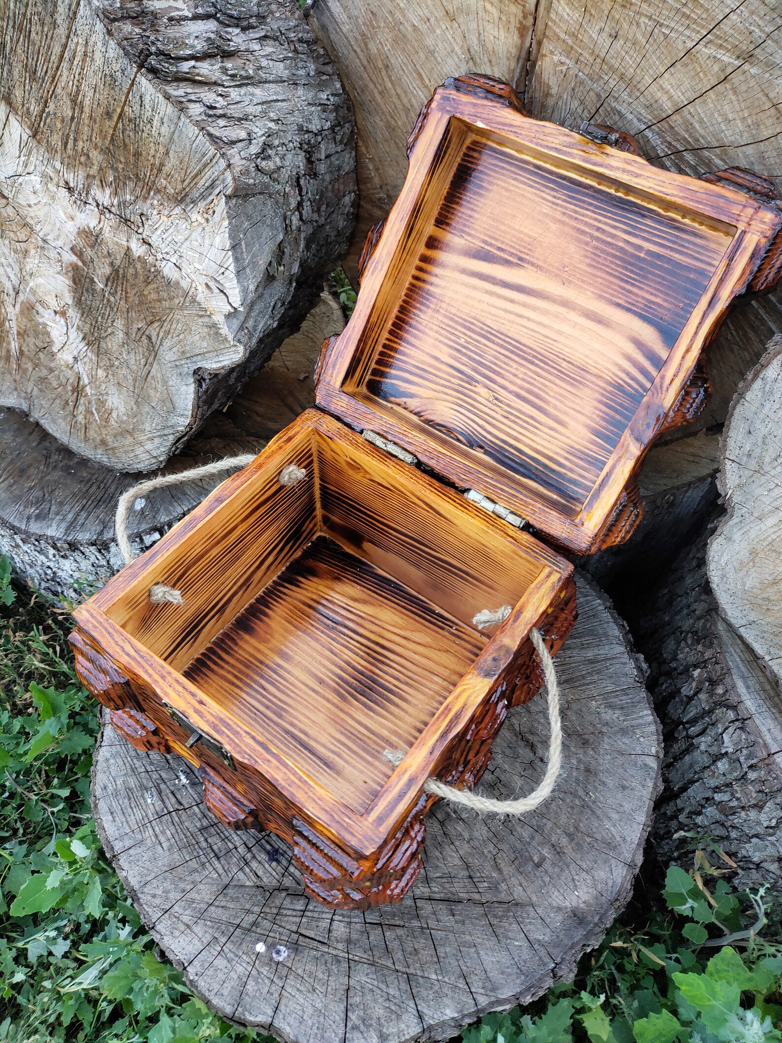 Wooden Pirate Chest Large Treasure Chest Rustic Chest with Etsy